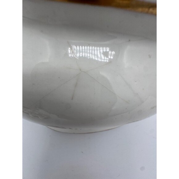 Antique Old Paris Porcelain Vegetable Tureen – Hand Painted Gold Gilt & Pink - Picture 10 of 14